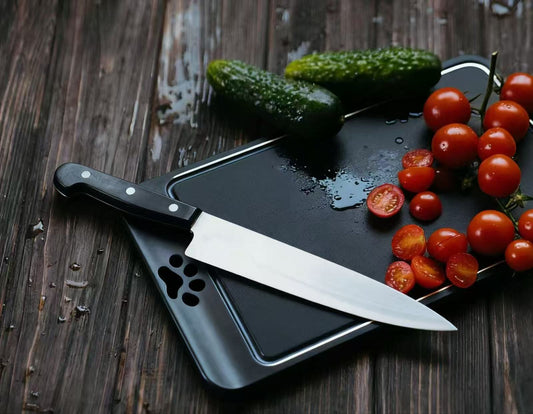 安妮麥飯石+稻穀殼負離子抗菌砧板-大