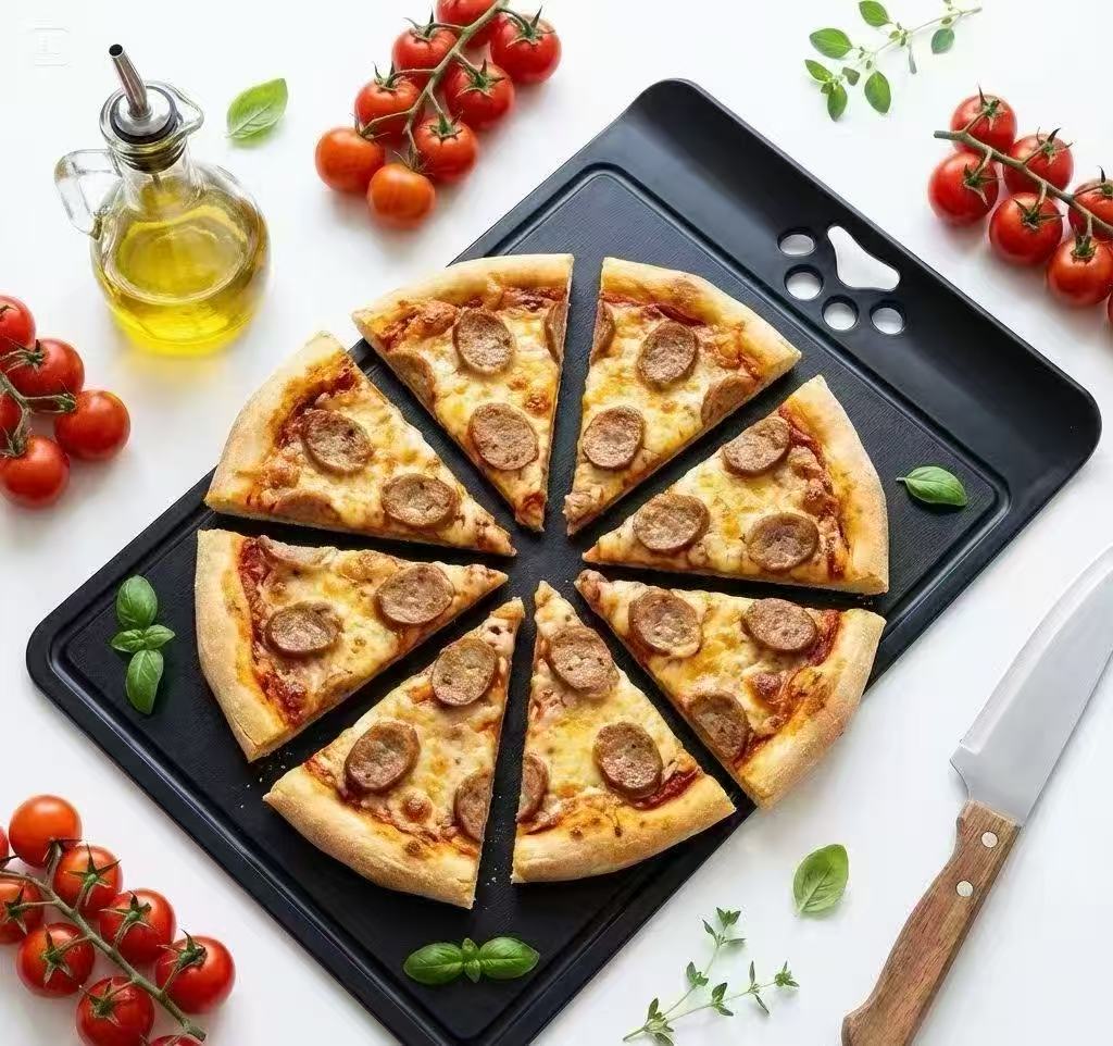 安妮麥飯石+稻穀殼負離子抗菌砧板-中